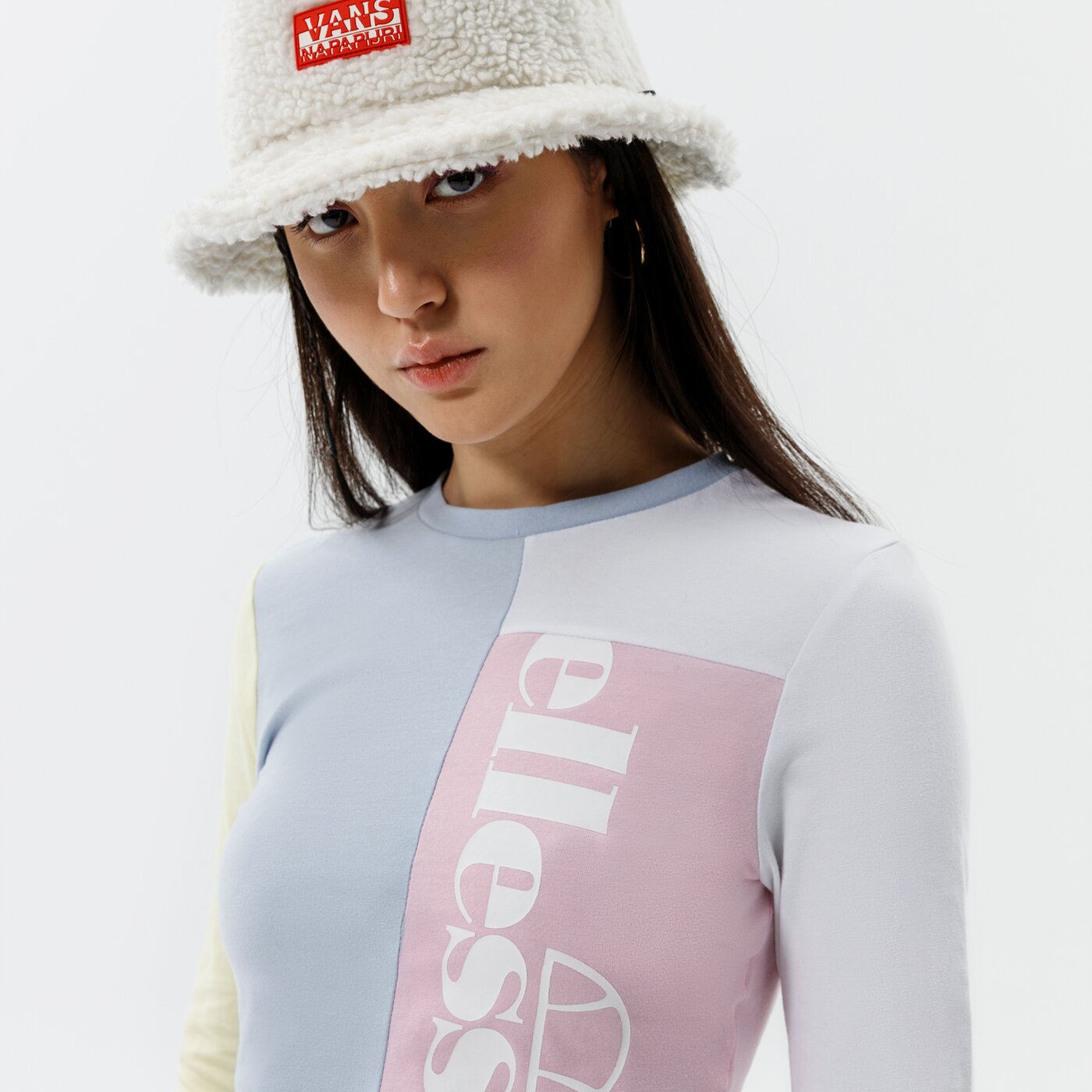 Дамска тениска ELLESSE ТЕНИСКА POMERIGGIO LS CROP ТЕНИСКА MLT sgj11879940 цвят многоцветен