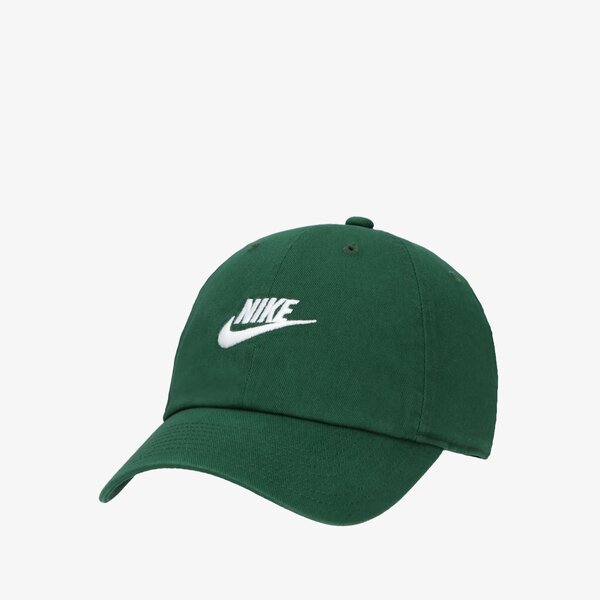 Дамска шапка с козирка NIKE ШАПКА U NSW H86 FUTURA WASH CAP 913011-341 цвят зелен