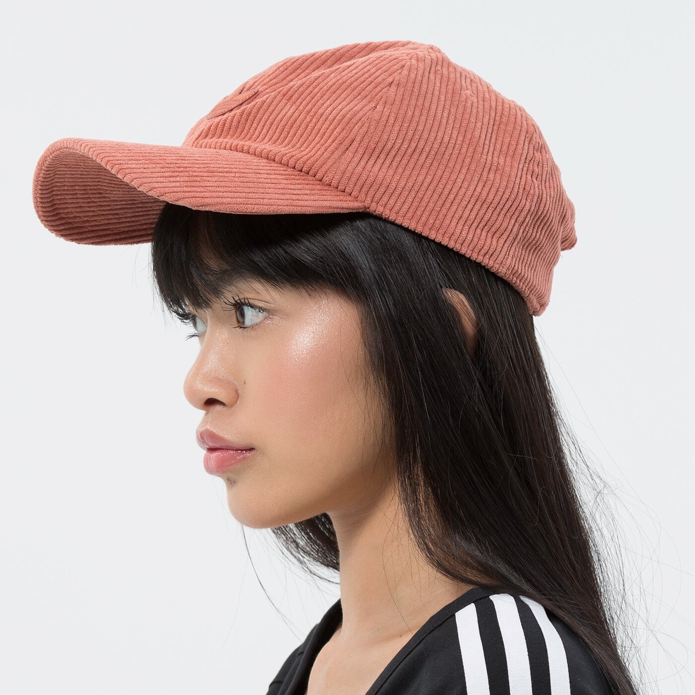 Дамска шапка с козирка ADIDAS ШАПКА CON DAD CAP hm1727 цвят розов