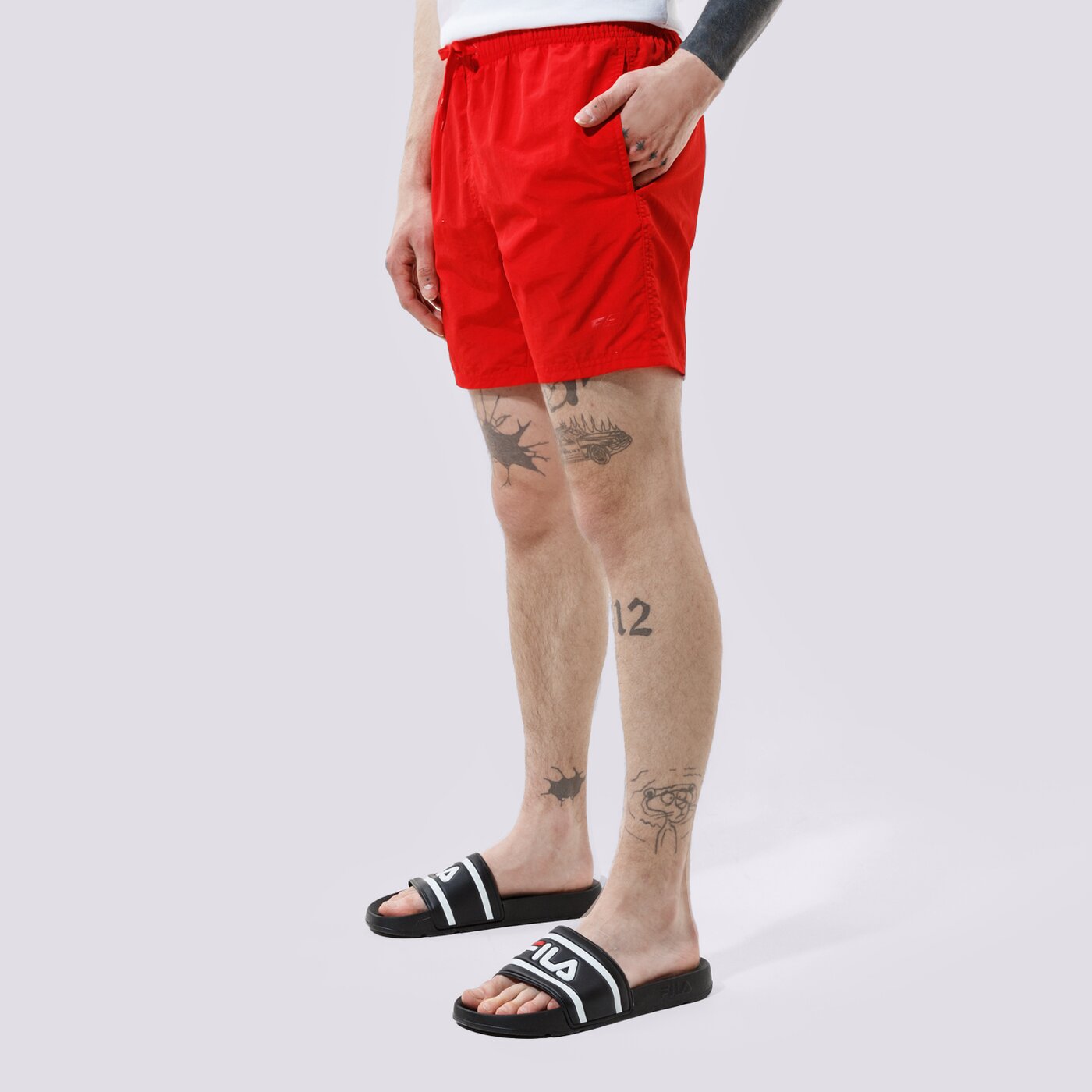 Мъжки къси панталони CONFRONT ШОРТИ SWIMM cf121szm13003 цвят червен