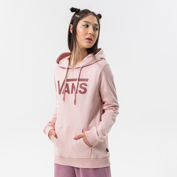 Дамски суичър VANS СУИТЧЪР С КАЧУЛКА WM CLASSIC V II HOODIE vn0a53ovyrr1 цвят розов
