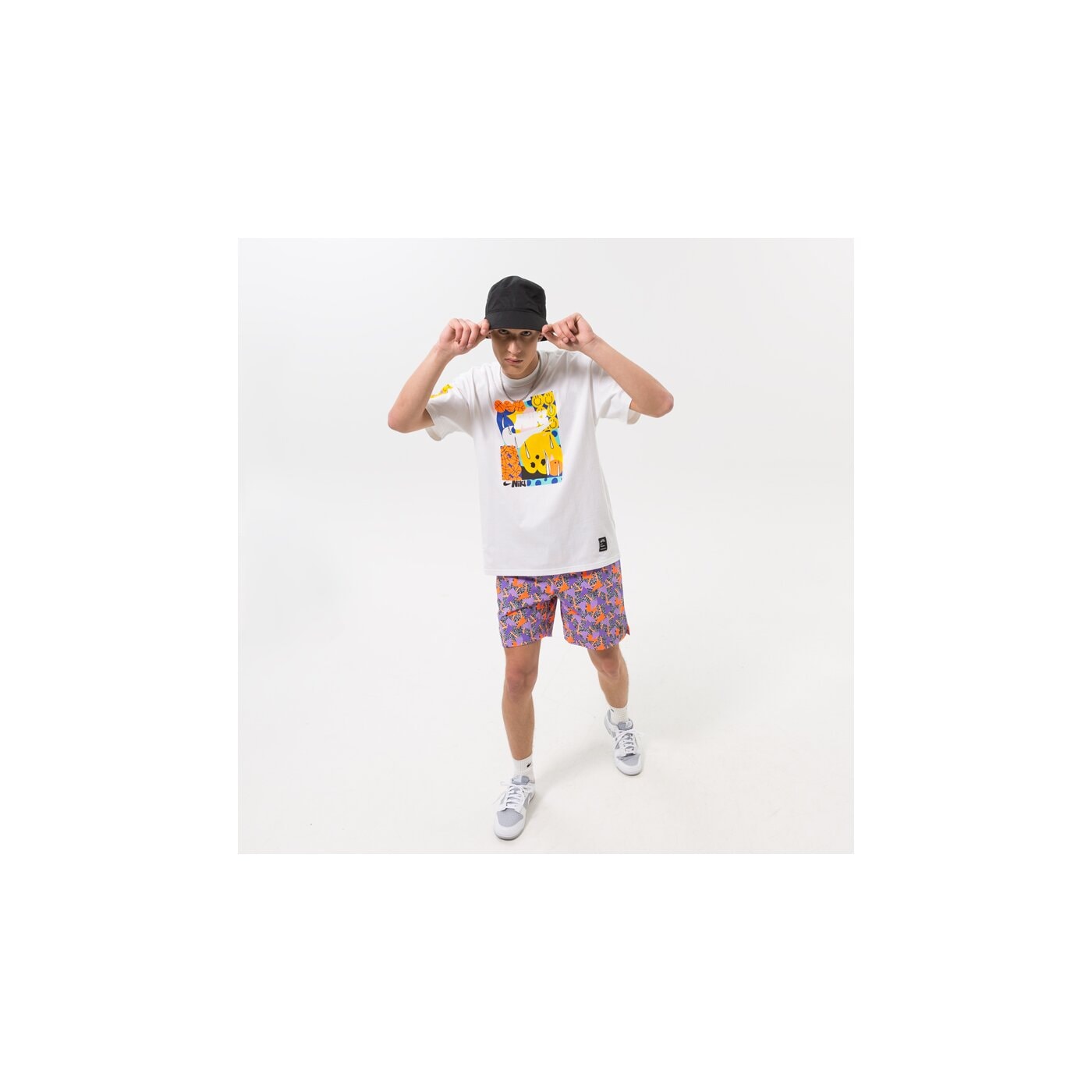 Мъжки къси панталони NIKE ШОРТИ nessc459-593 цвят многоцветен