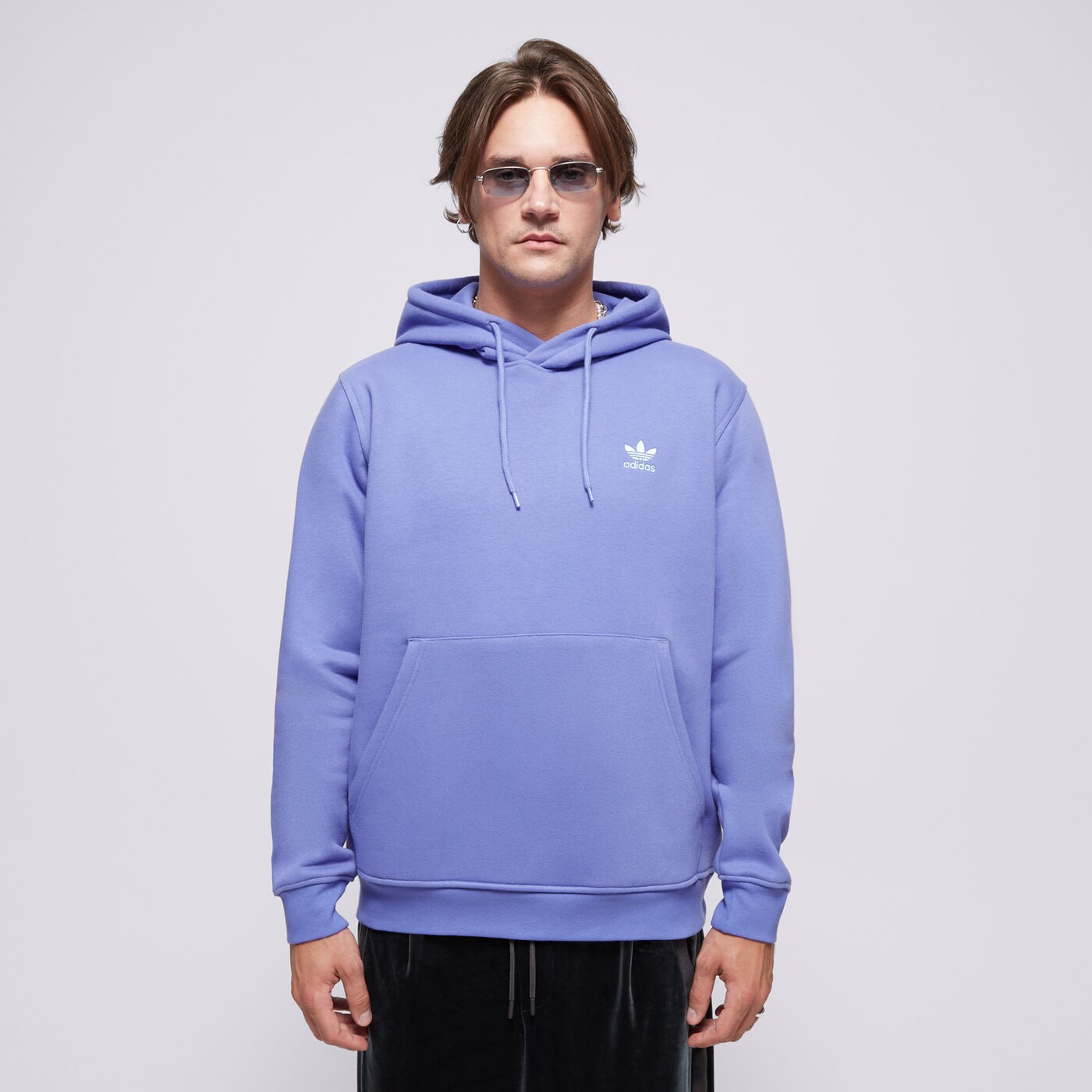 Мъжки суичър ADIDAS СУИТЧЪР С КАЧУЛКА ESS HD iy4926 цвят син