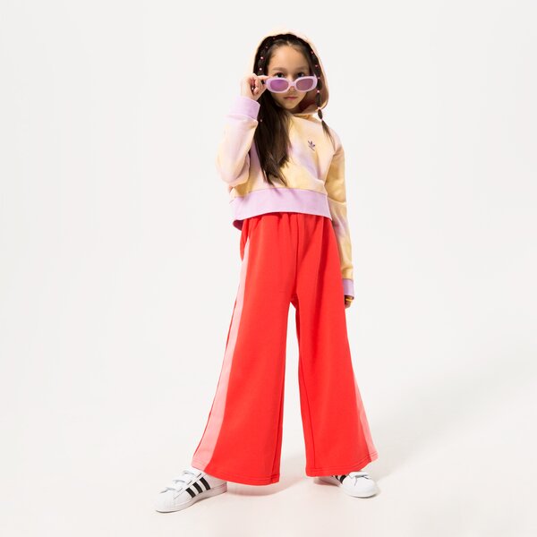 Детски суичър ADIDAS СУИТЧЪР С КАЧУЛКА CROP HOODIE GIRL hk2942 цвят розов