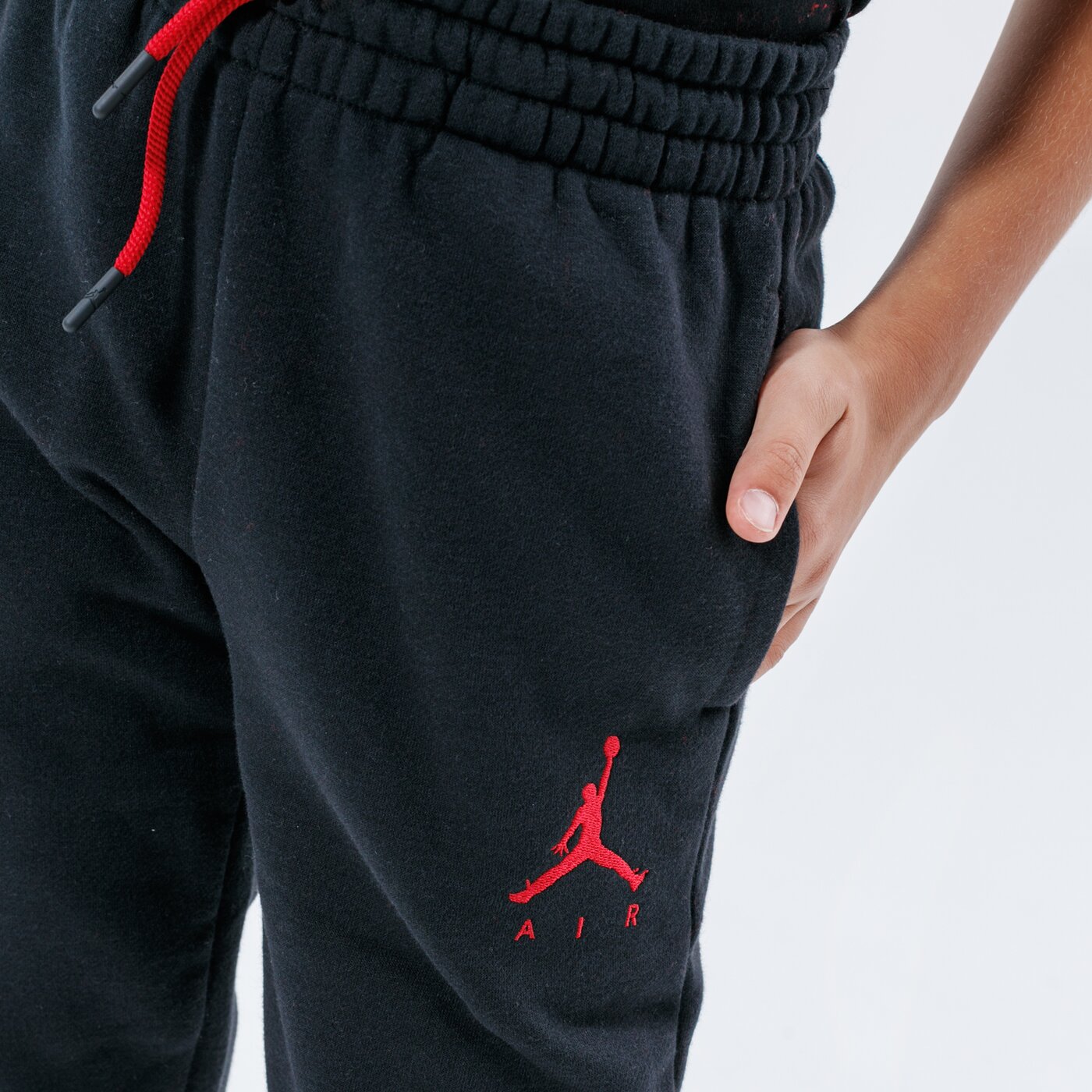Детски панталони JORDAN ПАНТАЛОНИ JUMPMAN AIR FLEECE PANT BOY 957725-kr5 цвят бордо
