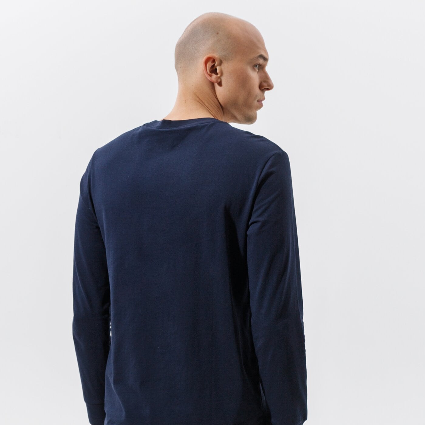 Мъжка тениска CHAMPION ТЕНИСКА LONG SLEEVE ТЕНИСКА 214157bs501 цвят тъмносин