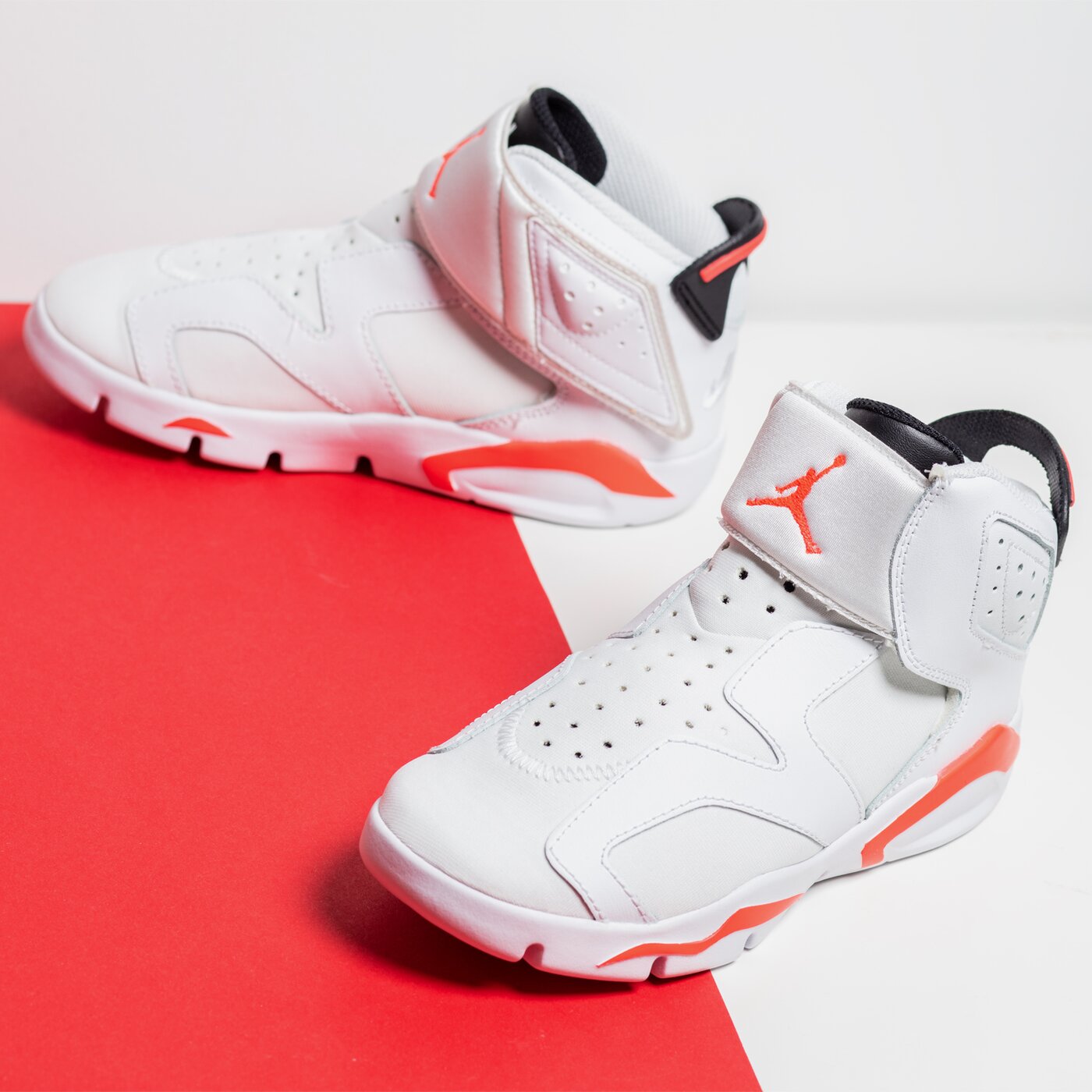 Детски маратонки JORDAN 6 RETRO LITTLE FLEX  ct4416-101 цвят бял