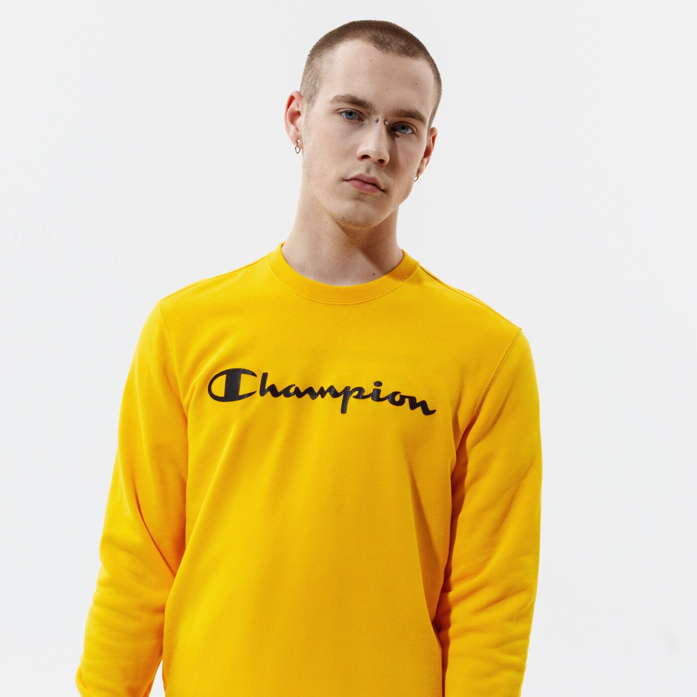 Мъжки суичър CHAMPION СУИТЧЪР CREWNECK SWEATSHIRT 214140ys058 цвят жълт