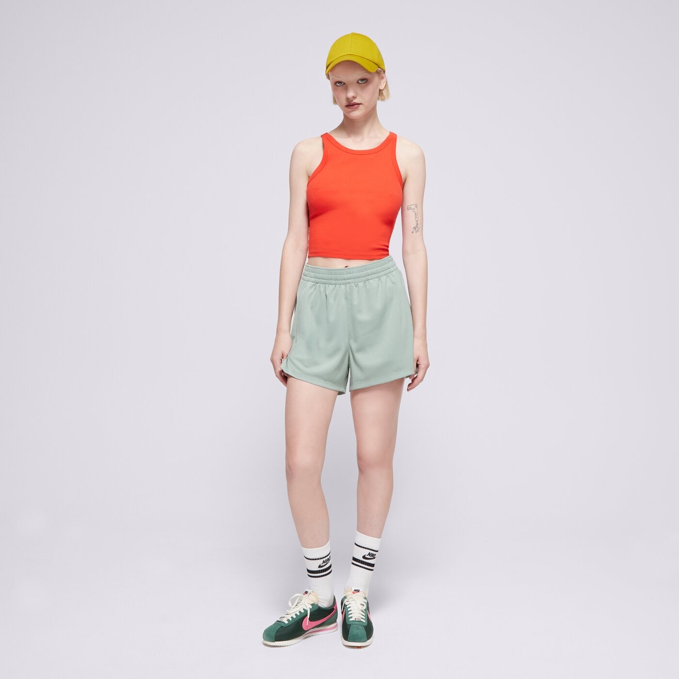 Дамски къси панталони JORDAN ШОРТИ W J SPT MESH SHORT SLD fn5162-304 цвят зелен