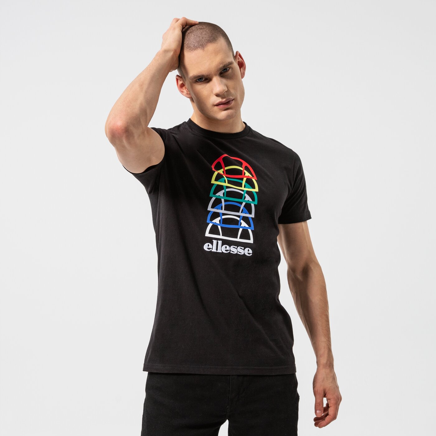 Мъжка тениска ELLESSE ТЕНИСКА MAGARIO TEE BLK shi11404011 цвят черен