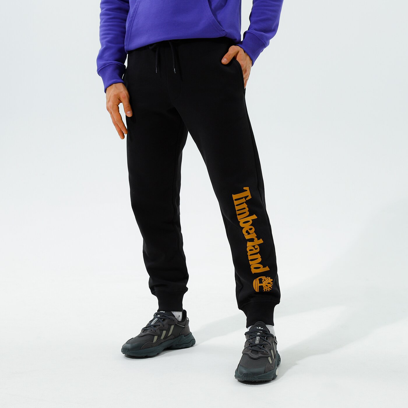 Мъжки панталони TIMBERLAND ПАНТАЛОНИ YC CORE TREE LOGO SWEATPANT tb0a2bvfp561 цвят черен