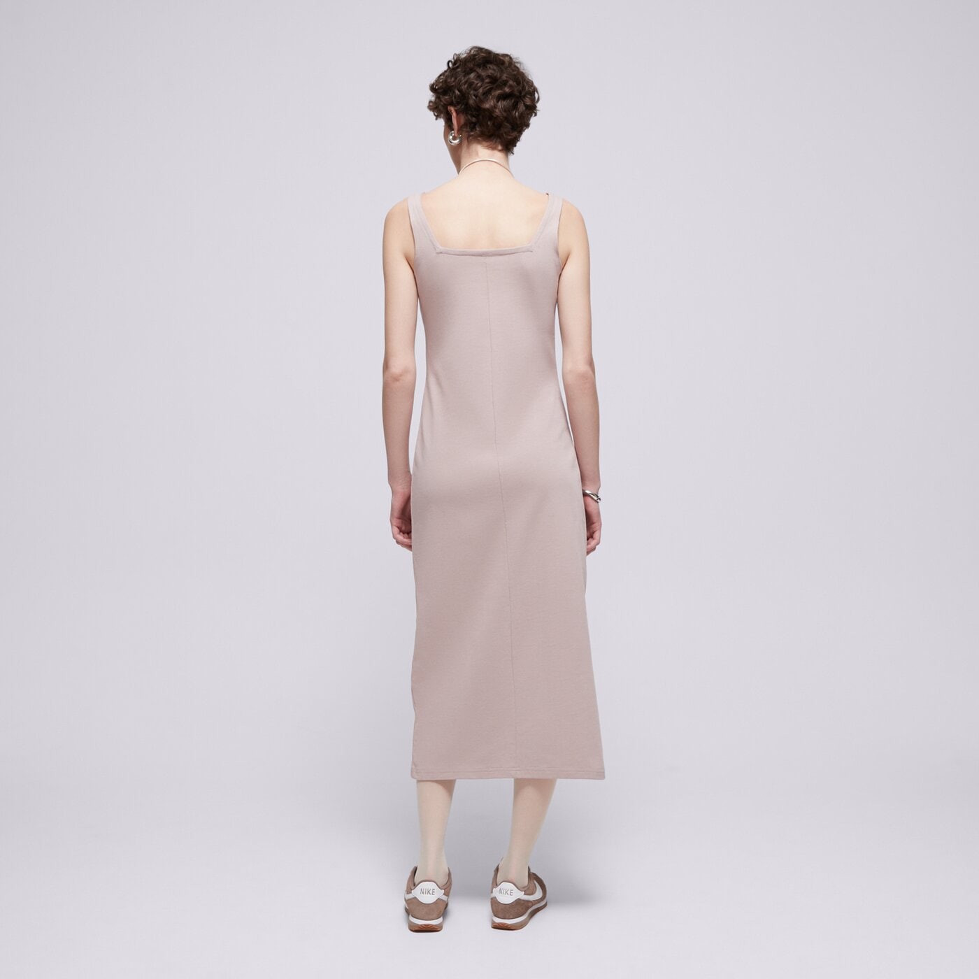 Дамски NIKE РОКЛЯ W NSW JRSY CAMI MIDI  dv7954-272 цвят бежов