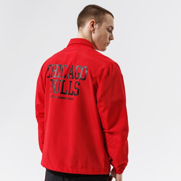 Мъжко преходно яке NIKE ЯКЕ CHI M NK JKT COACHES CTS 75 NBA db1433-657 цвят червен