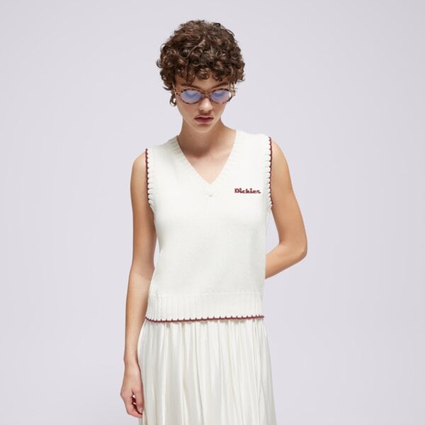  DICKIES ЕЛЕК SLAYDEN SWEATER VEST W dk0a87p2c481 цвят бял