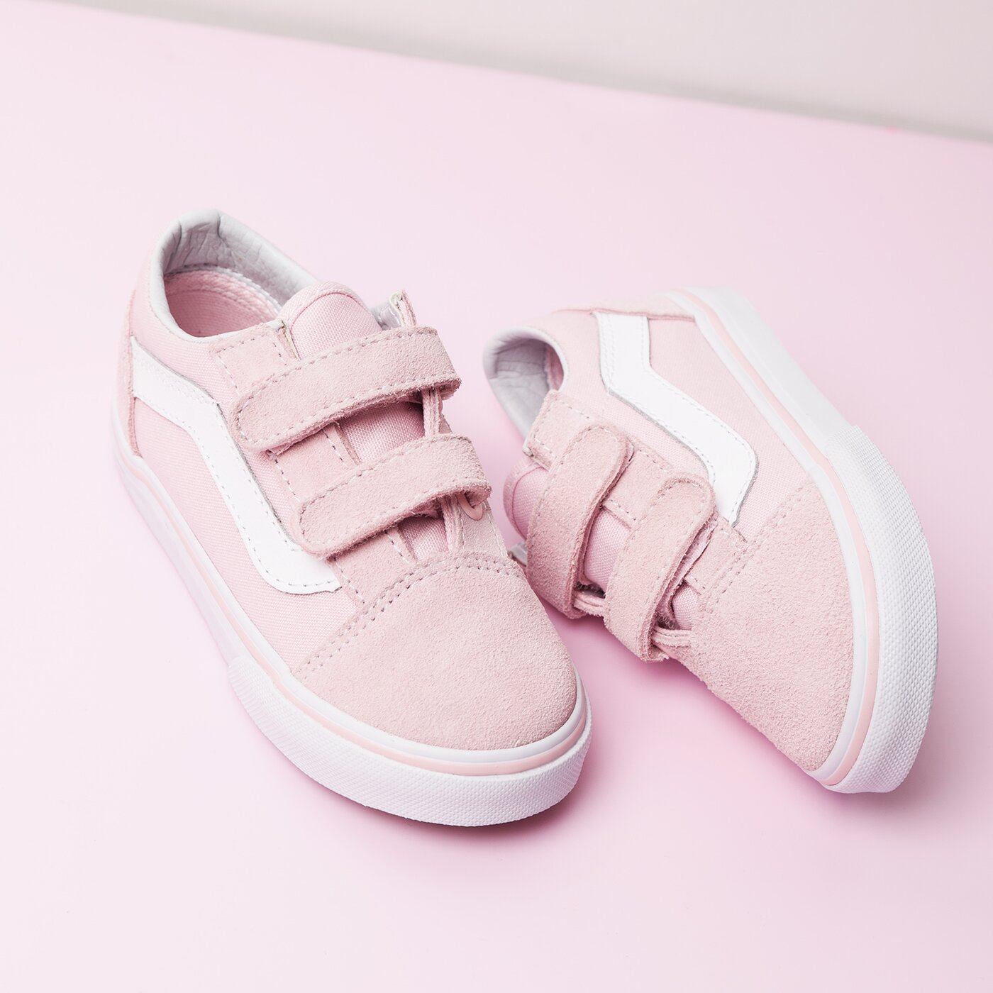 Детски маратонки VANS TD OLD SKOOL V va344kq7k цвят розов