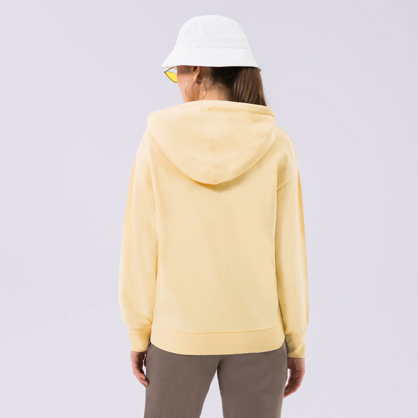 Дамски суичър LEVI'S СУИТЧЪР С КАЧУЛКА GRAPHIC STANDARD HOODIE 18487-0180 цвят бежов