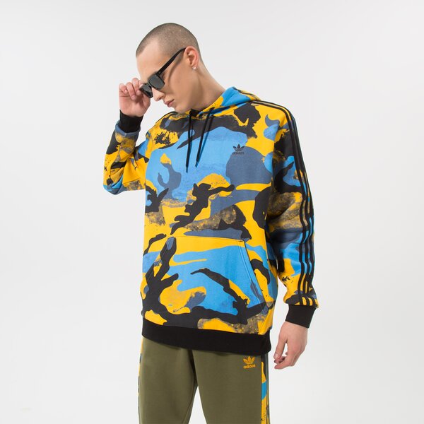 Мъжки суичър ADIDAS СУИТЧЪР С КАЧУЛКА CAMO AOP HOODIE hk2804 цвят многоцветен