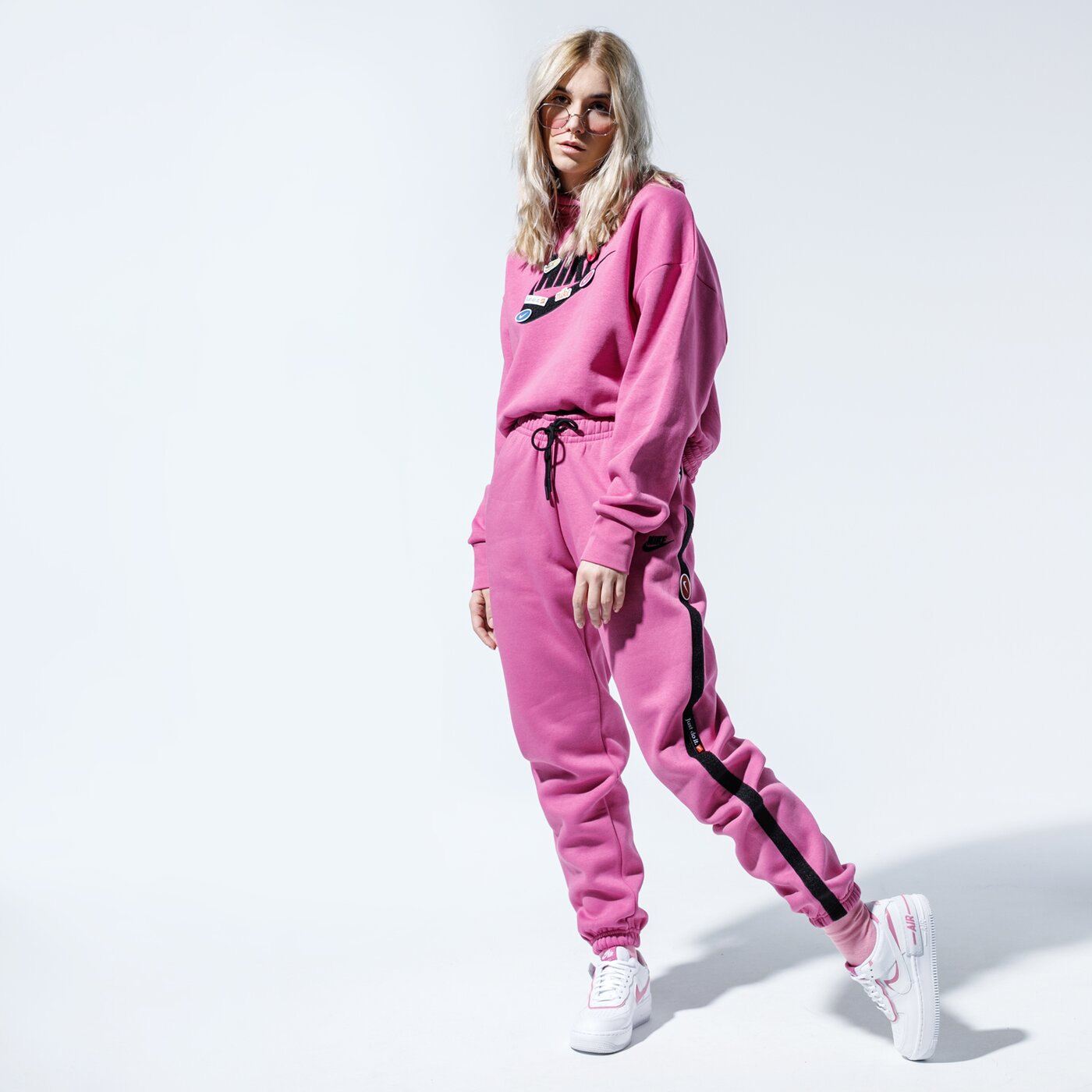 Дамски панталони NIKE ПАНТАЛОНИ W NSW ICN CLSH FLC PANT BB cj2036-691 цвят розов