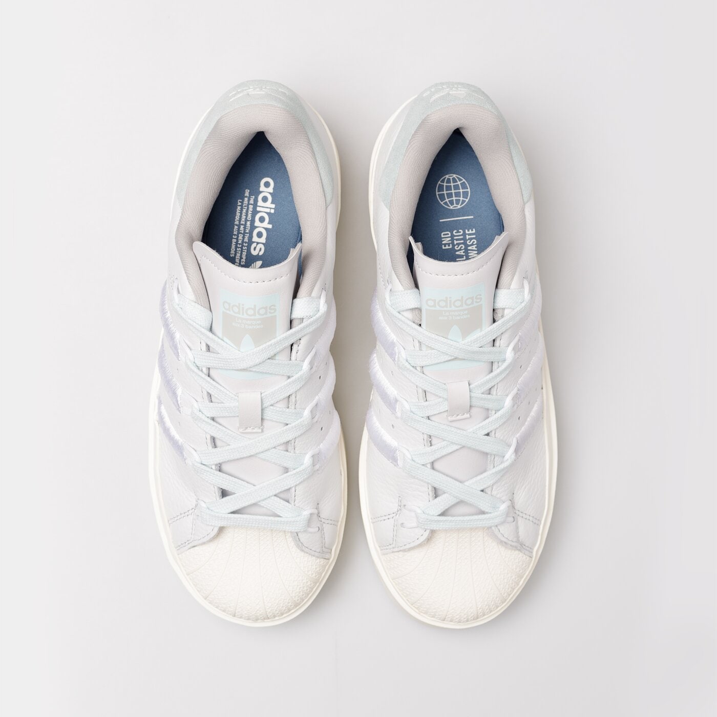 Дамски маратонки ADIDAS SUPERSTAR BONEGA W gx4352 цвят сив