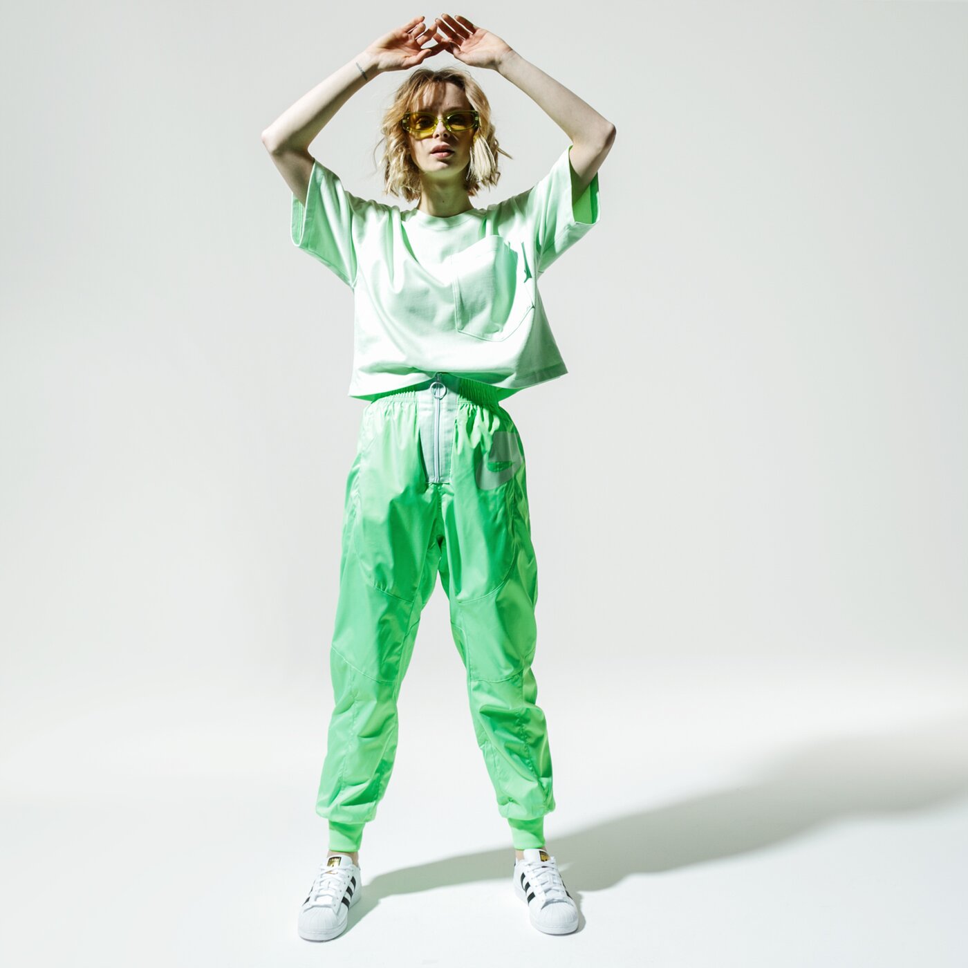 Дамска тениска NIKE ТЕНИСКА W NSW NSW ТОП SS CROP ct0874-376 цвят зелен