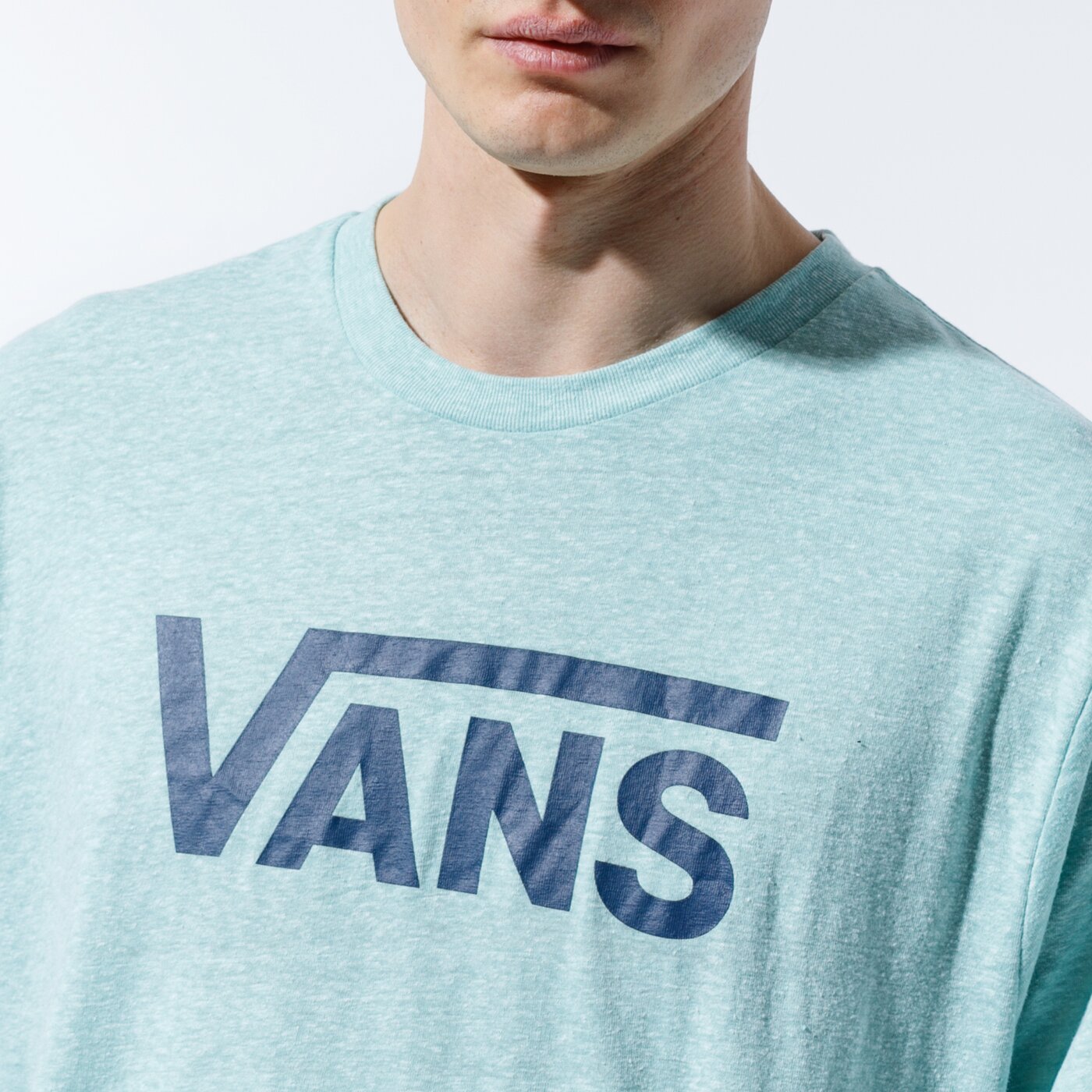 Мъжка тениска VANS ТЕНИСКА VANS CLASSIC HEATHER vn0000umyjc1 цвят зелен