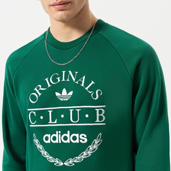Мъжки суичър ADIDAS СУИТЧЪР CLUB SWEATER hr7895 цвят зелен