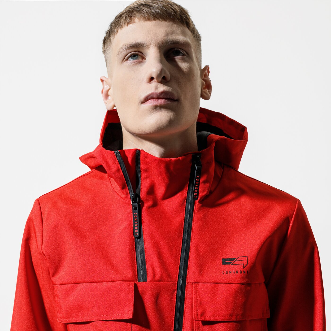 Мъжко преходно яке CONFRONT ЯКЕ RAMSAY cf120kum24002 цвят червен