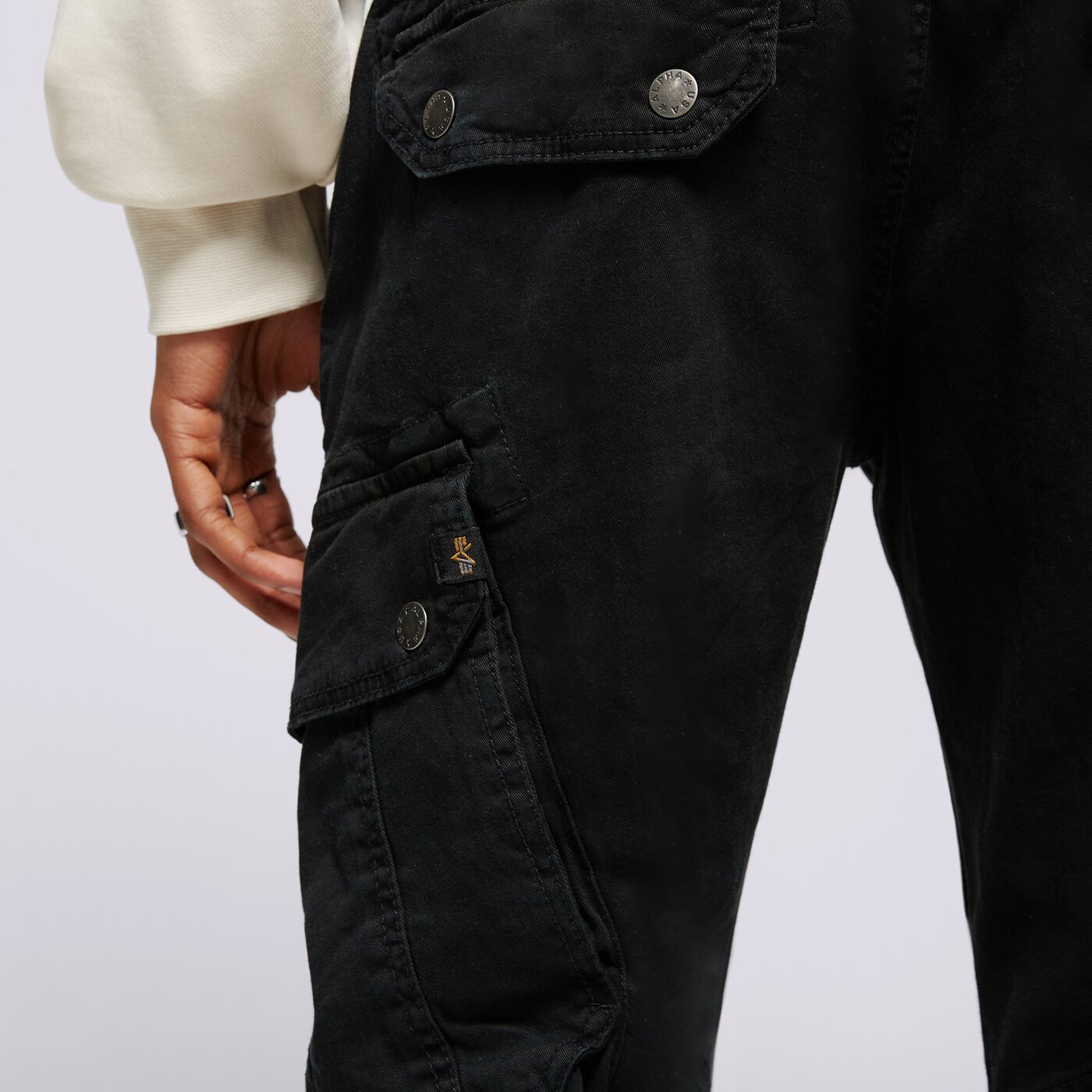 Мъжки панталони ALPHA INDUSTRIES ПАНТАЛОНИ COMBAT PANT LW 12621503 цвят черен