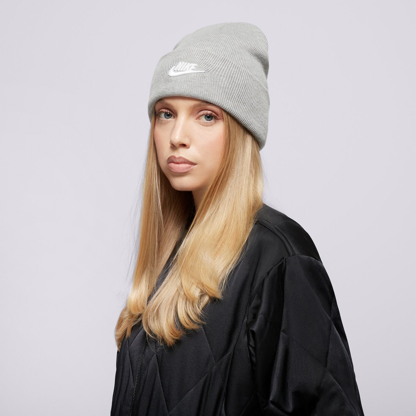 Дамска зимна шапка NIKE ШАПКА U NK PEAK BEANIE TC FUT F24 L hf0186-063 цвят сив