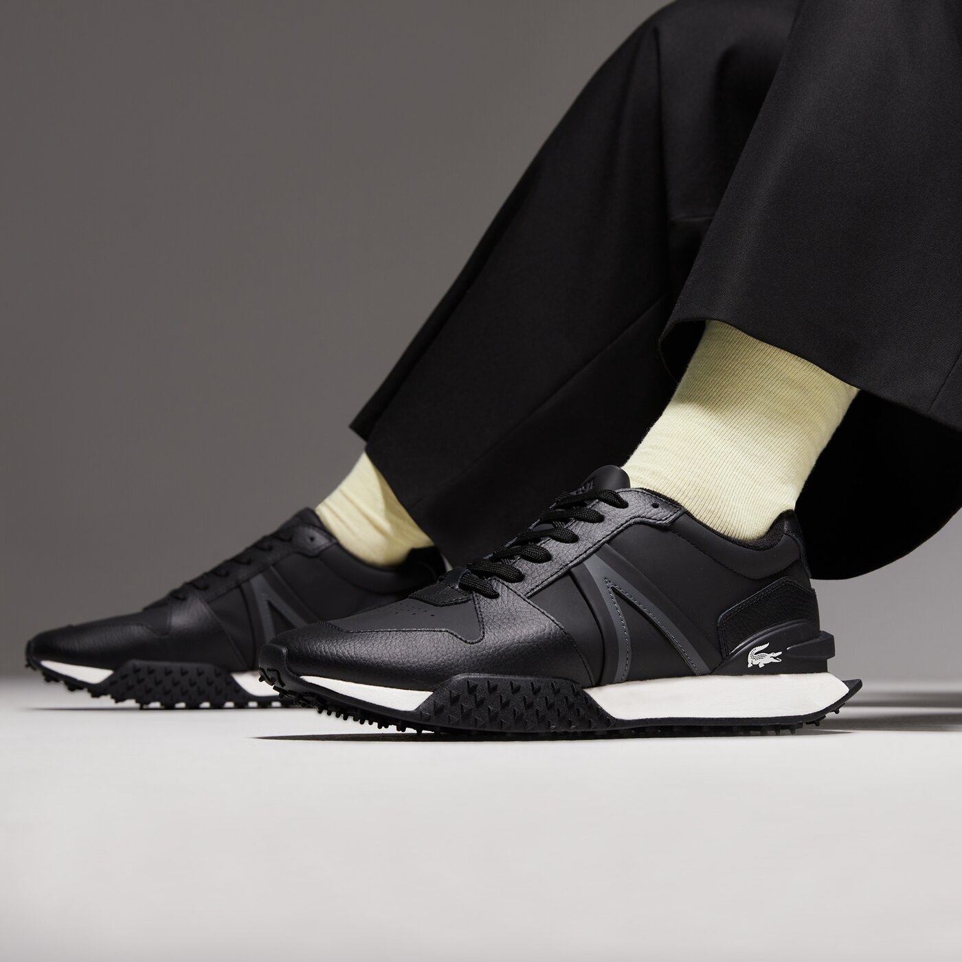 Мъжки маратонки LACOSTE L-SPIN DELUXE 2.0 1241SMA 747sma0115312 цвят черен