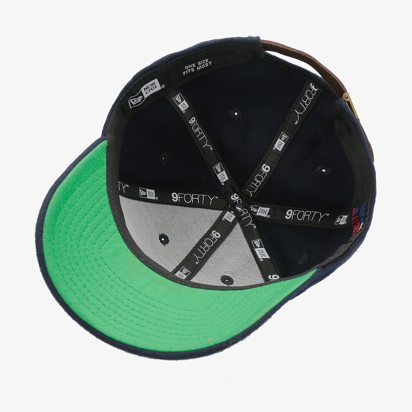 Дамска шапка с козирка NEW ERA ШАПКА WOOL FELT LOGO NY YANKEES NAV 80371400 цвят тъмносин