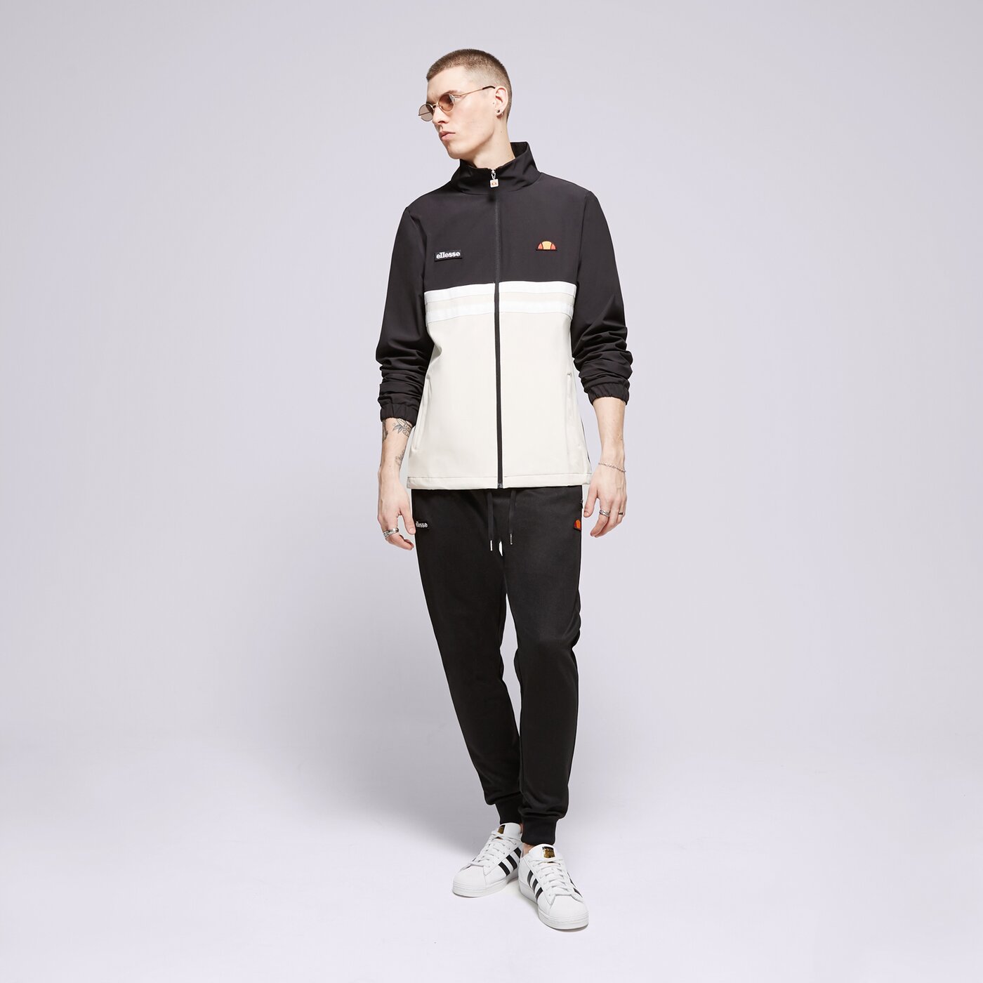 Мъжко преходно яке ELLESSE ЯКЕ LOSELLI JACKET BLK/OFF WHT shr20111054 цвят черен