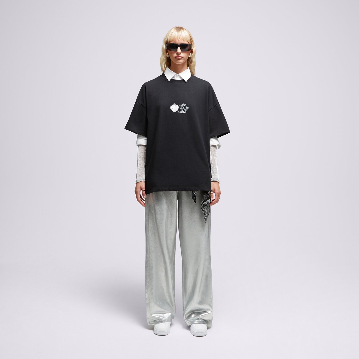 Мъжка тениска S.NOW JOB SIZEER ТЕНИСКА “WHO MADE WHO” BLACK si123tsu50002 цвят черен