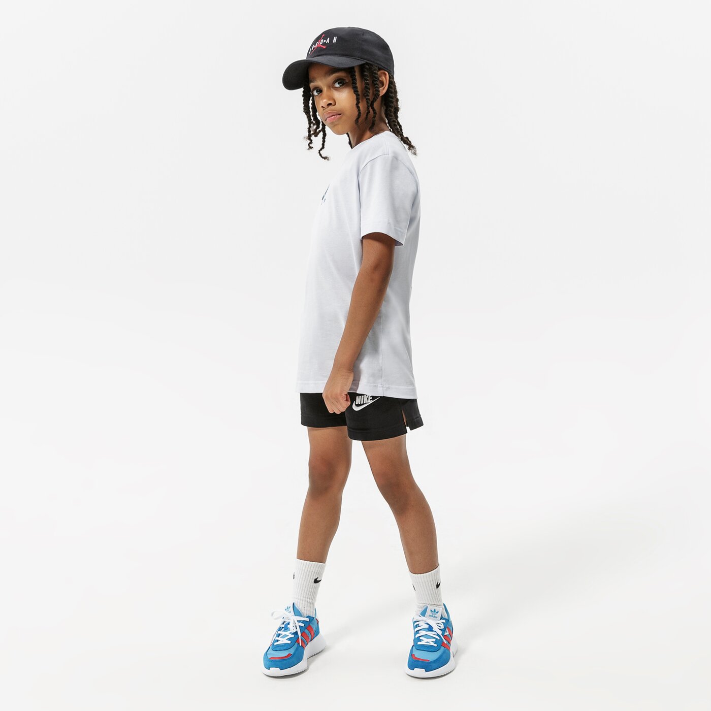 Детска тениска NIKE ТЕНИСКА G NSW TEE NIKE AIR BF GIRL do1341-085 цвят син