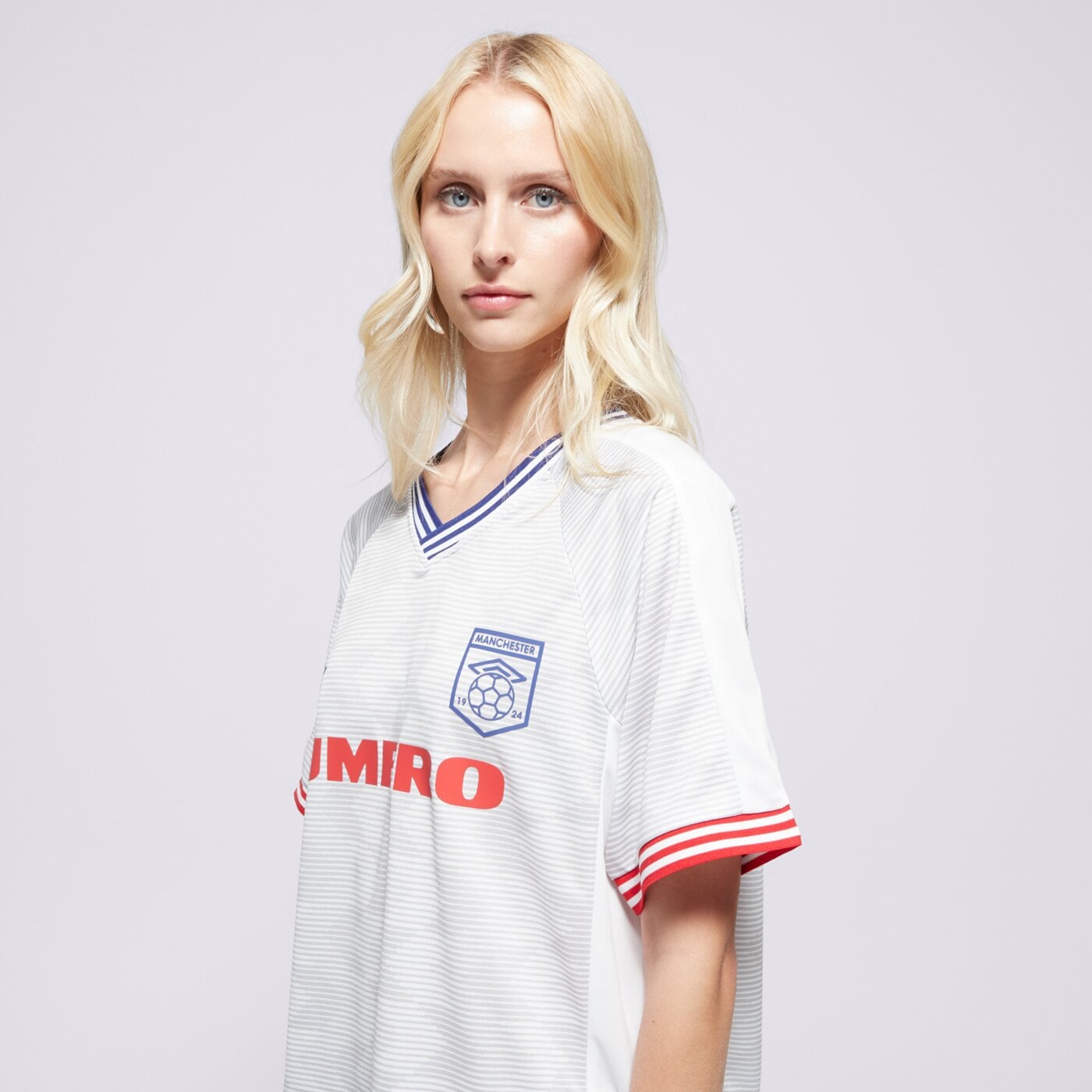 Мъжка тениска UMBRO ТЕНИСКА FOOTBALL JERSEY ul125tsm83002 цвят бял