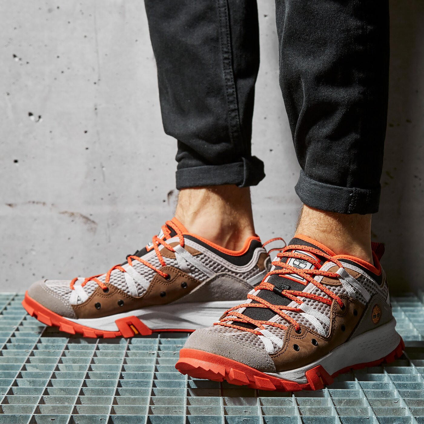 Мъжки туристически обувки TIMBERLAND GARRISON TRAIL AC tb0a29cvk511 цвят сив