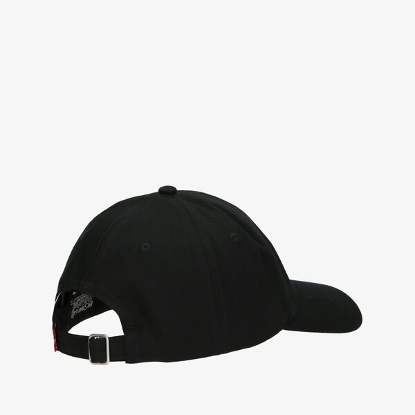 Дамска шапка с козирка LEVI'S ШАПКА CAP - BABY TAB LOGO d6250-0001 цвят черен