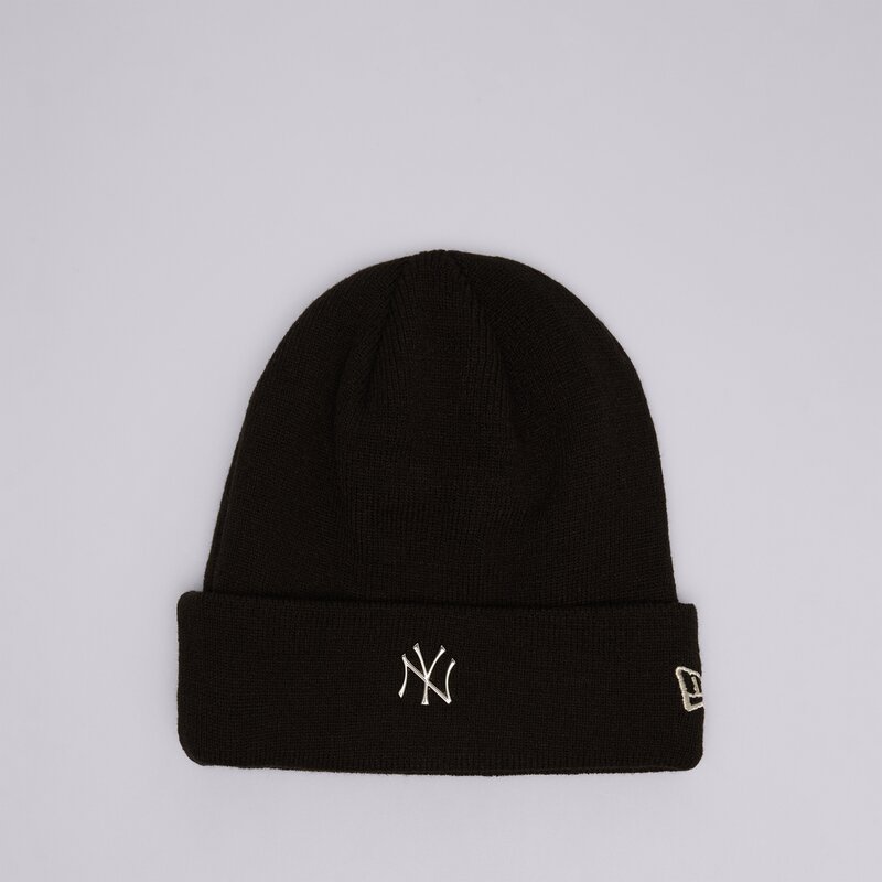 NEW ERA ШАПКА METALLIC BEANIE NYY NEW YORK YANKEES BLK