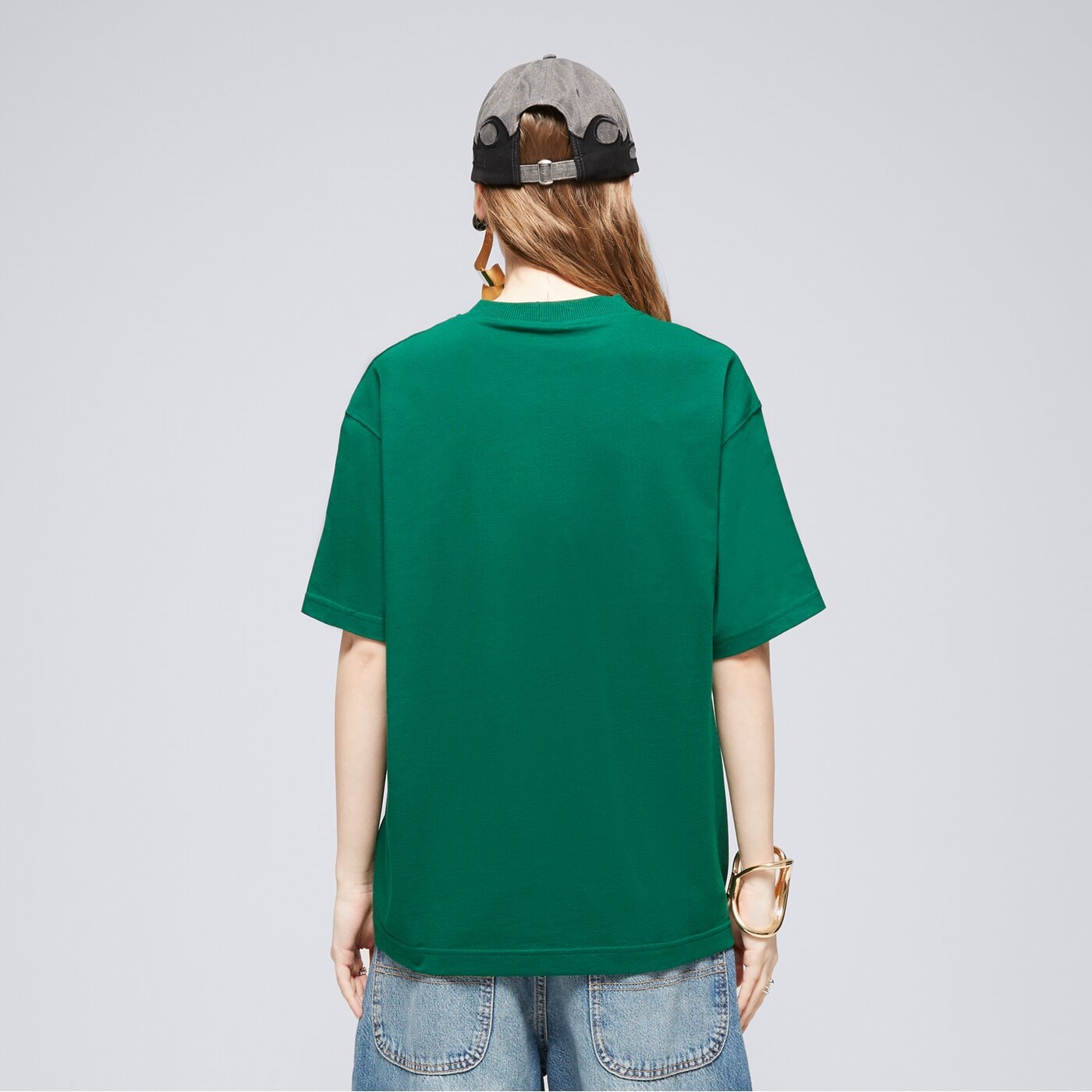 Дамска тениска REEBOK ТЕНИСКА CL AE ARCHIVE SM LOGO TEE 100076222 цвят зелен