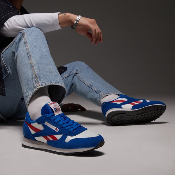 Мъжки маратонки REEBOK CLASSIC LEATHER 100209519 цвят бял