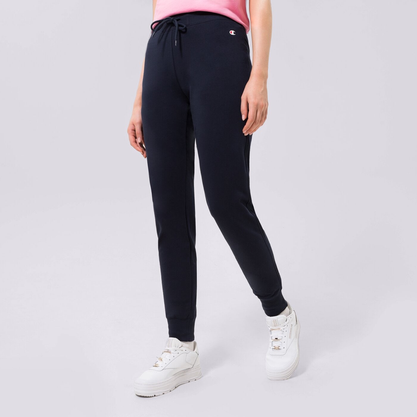 Дамски панталони CHAMPION ПАНТАЛОНИ RIB CUFF PANTS 111999bs501 цвят тъмносин