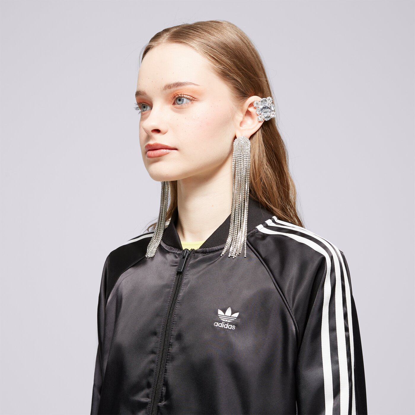 Дамски суичър ADIDAS СУИТЧЪР SST BLOUSON iu2533 цвят черен
