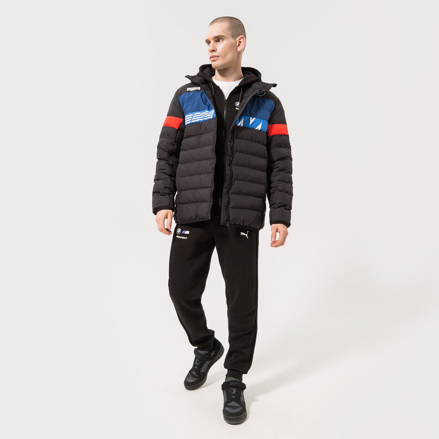 Мъжко зимно яке PUMA ЯКЕ ЗИМНО PUMA BMW MMS ECOLITE DOWN SDS JACKET 535100-01 цвят черен
