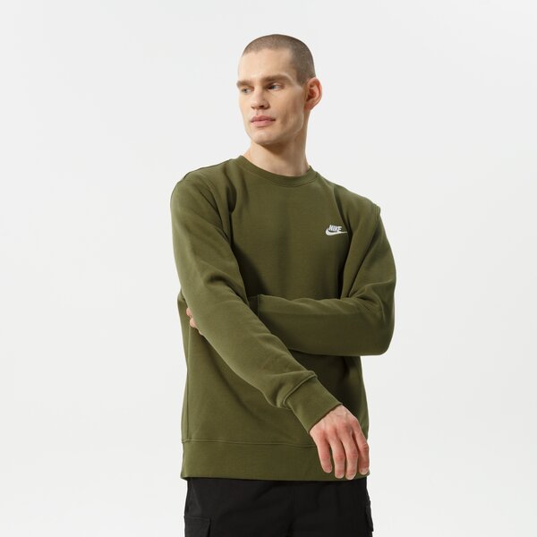 Мъжки суичър NIKE СУИТЧЪР SPORTSWEAR CLUB FLEECE bv2662-327 цвят каки