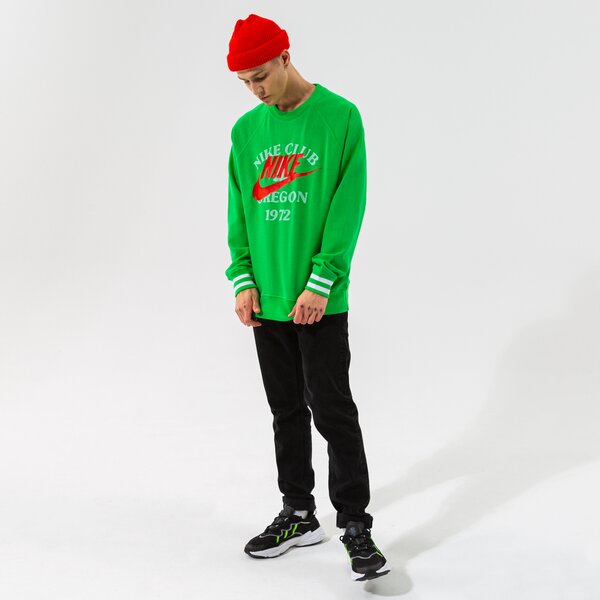 Мъжки суичър NIKE СУИТЧЪР M NSW TREND FT CREW dd6165-362 цвят зелен