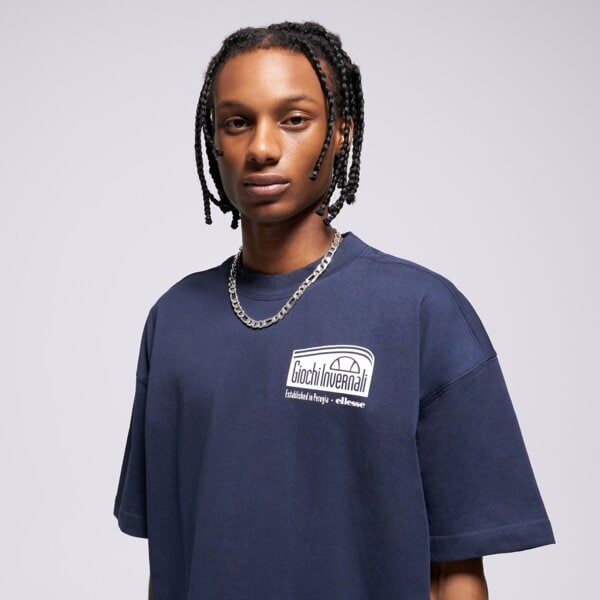 Мъжка тениска ELLESSE ТЕНИСКА SUAVEN TEE NAVY shb23153429 цвят тъмносин