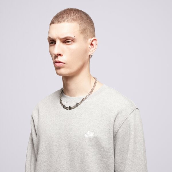 Мъжки суичър NIKE СУИТЧЪР M NK CLUB BB CREW fn3886-063 цвят сив