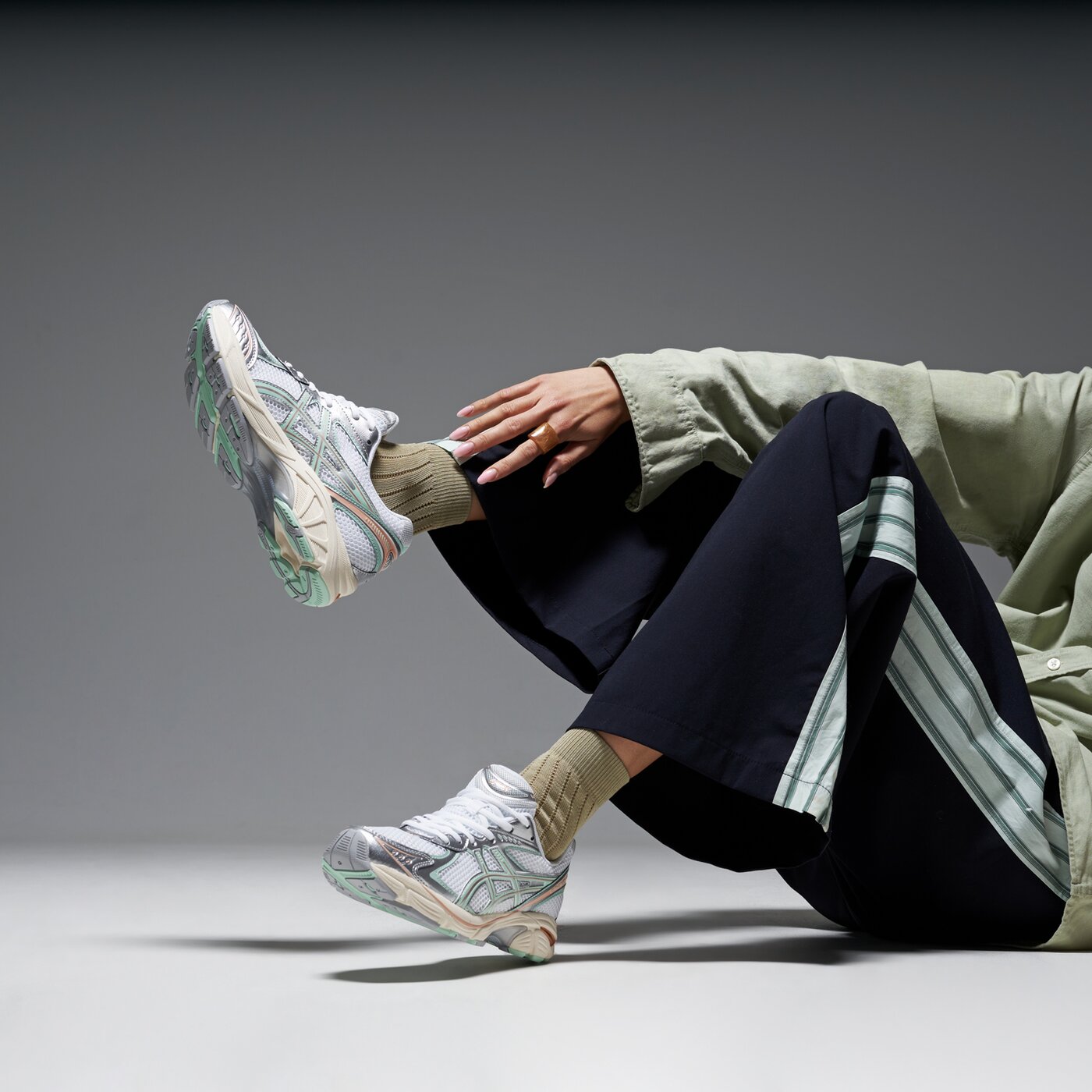 Дамски маратонки ASICS GT-2160 1203a275-108 цвят бял