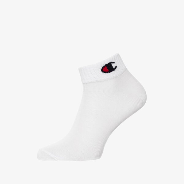 Дамски чорапи CHAMPION ЧОРАПИ 3PK QUARTER SOCKS u24559ww001 цвят бял