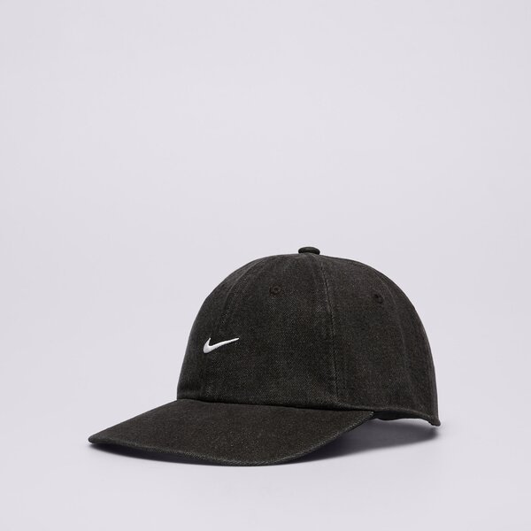 Дамска шапка с козирка NIKE ШАПКА U NK CLUB CAP U CB DENIM 24 L hf0383-010 цвят черен